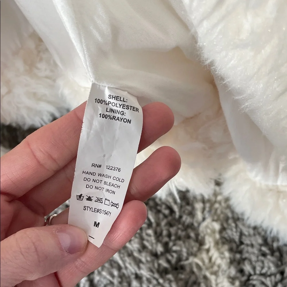 Mustard Seed White Teddy Jacket - Picture 4 of 4
